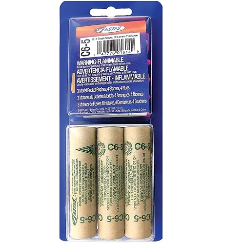 【中古】Estes C6-5 Model Rocket Engine 3／pk. by Estes 26,349円