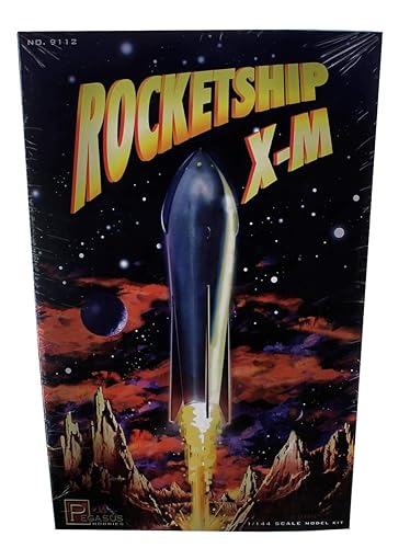 【中古】ペガサスホビー 1／144 火星探検 ロケットシップ X-M プラスチックモデルキット PH9112