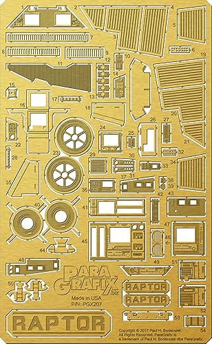 【中古】(未使用品)PGX207 メビウス バトルスター・ギャラクティカ 1／32 コロニアル ラプター用 エッチング&計器盤フィルムセット ディティールアップパーツセット