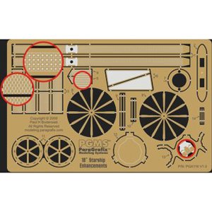 【中古】(非常に良い)AMT 1／650 スタートレック NCC-1701 U.S.S エンター プライズ用 ディテールアップエッチング