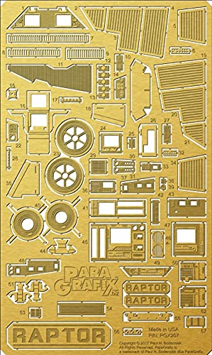 【中古】(非常に良い)BIBNY Paragrafix 1／32スケール BSG ラプター フォトエッチングセット PGX207