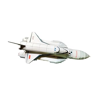 【中古】(未使用品)CoudarTitie スペースシャトルロケットモデルキット、3Dパズル、クリエイティブペーパーロケットモデル、男性、女性、男の子、子供用の宇宙船モ