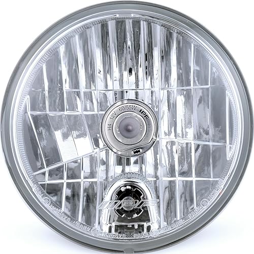 【中古】(未使用品)IPF ヘッドライト ASSY ハロゲン H4 丸形 2灯式 マルチリフレクター ポジション付き 純正採用品 HL-41｜COCOHOUSE