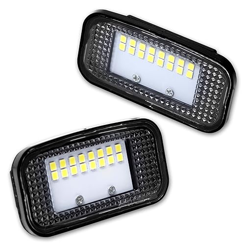 【中古】(未使用品)YOURS(ユアーズ) 220 クラウン／LS500 ナンバー灯 CREE LED 採用 ライセンスランプユニット 2個1セット[光量調整機能付き][車検対応]カスタム パ｜COCOHOUSE