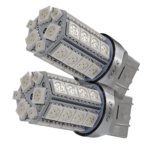 【中古】(未使用品)ピカキュウ スバル インプレッサスポーツ GP7対応 テール&ストップ LED T20D T20ダブル 30連ウェッジダブル球 レッド 2個 20506|COCOHOUSE