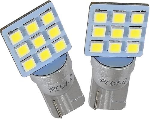【中古】(未使用品)ピカキュウ T10 バルブ LED スバル フォレスター (SK5／SK9／SKE 後期型) 対応 ルームランプ ステップ 後部座席 日亜3030 9連 うちわ型 150lm ホワ｜COCOHOUSE