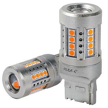 【中古】(未使用品)ピカキュウ ホンダ オデッセイ [RC系 前／中期]対応 フロントウインカー T20シングル LED MAGNUM 600ルーメン アンバー 2個 ピンチ部違い対応 620｜COCOHOUSE
