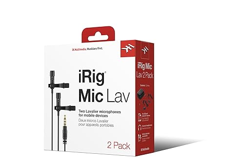 【中古】(非常に良い)IK Multimedia iRig Mic Lav 2Pack ラベリアマイク (ピンマイク)【国内正規品】｜COCOHOUSE