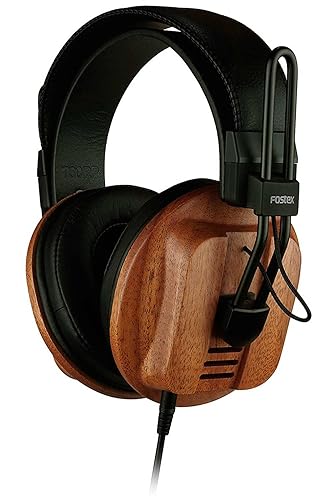 【中古】(未当てはめる品)【原則として真似形】FOSTEX セミオープンダイナミック型RPステレオ・受話器 T60RP アフリカンマホガニー操作手順／全面駆動動力型水準振りまわす板１番ウッド積み上げる