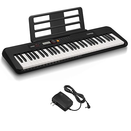 【中古】(未使用品)カシオ(CASIO)電子キーボード Casiotone CT-S200BK(ブラック) 61鍵盤 軽量&コンパクト 持ち運びしやすくPOPなデザイン ダンスミュージックモ|COCOHOUSE