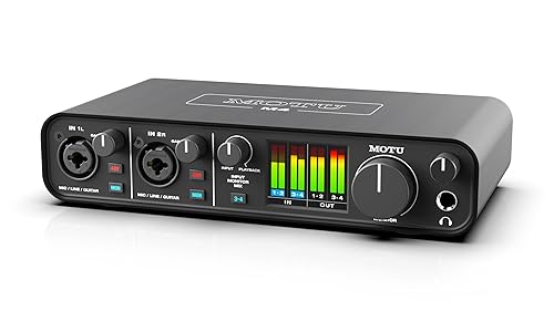 【中古】(未使用品)MOTU M4 4in 4out USBオーディオインターフェース 国内正規品 USB-DAC ゲーミング iPhone／iPad対応 歌枠配信 ギター接続 DAWソフト＆エフェクト｜COCOHOUSE