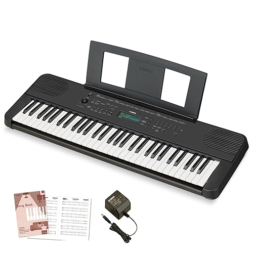 【中古】(非常に良い)ヤマハ ポータブルキーボード 61鍵盤 ブラック PSR-E360B 便利なレッスン機能やタッチレスポンスを搭載|COCOHOUSE