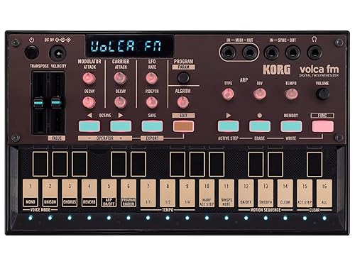 【中古】KORG(コルグ) FMシンセサイザー 6ボイス コーラス リバーブ 電池駆動 スピーカー内蔵 ヘッドホン使用可 どこでも使えるコンパクトサイズ volca f｜COCOHOUSE