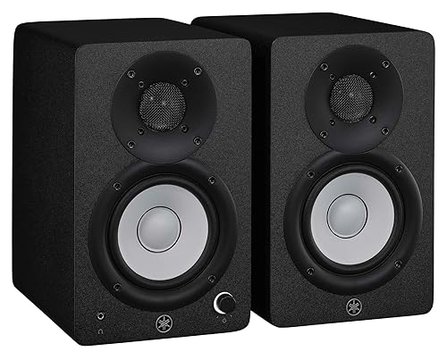 【中古】ヤマハ YAMAHA パワードスタジオモニタースピーカー ペア コンパクト ブラック HS4|COCOHOUSE