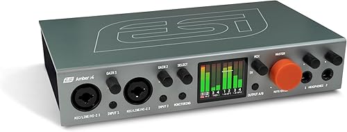 【中古】ESI Amber i4-24 bit／192 kHz対応 4イン／4アウト USB-Cオーディオインターフェース｜COCOHOUSE
