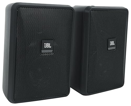 【中古】JBL ジェービーエル 2-Way フルレンジ・スピーカー(ご機嫌／ローインピーダンス相応う) 有りの実売りわたす 黒いこと CONTROL23-1 【国内定め事品】