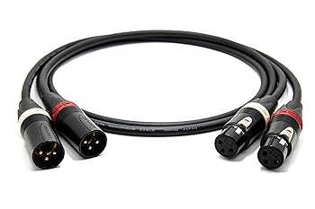 【中古】(未使用品)最上2534ペア(L、R)ケーブル|マウサー日本Neutrik XLRメス - XLRオス| HiFi 0.5メートル|COCOHOUSE