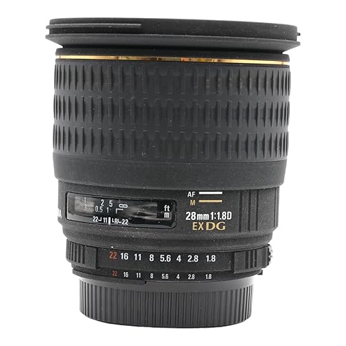 【中古】(未使用品)SIGMA 単焦点広角レンズ 28mm F1.8 EX DG ASPHERICAL MACRO ニコン用 フルサイズ対応｜COCOHOUSE