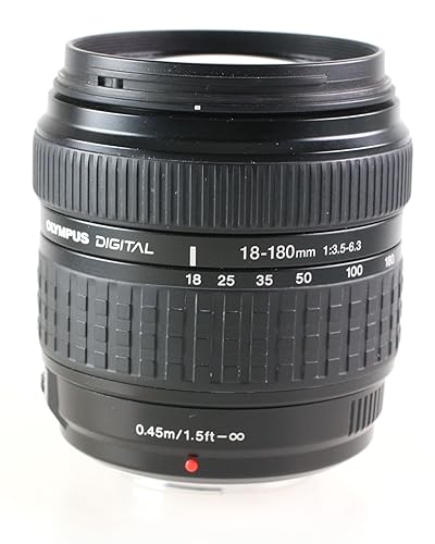 【中古】(未当て嵌める品)Olympus Zuiko Digital - Zoom lens - 18 粍 - 180 粍 - f／3.5-6.3 ED - Four Thirds - for Olympus E-3, E-30, E-410, E-420, E-450, E-520, E-