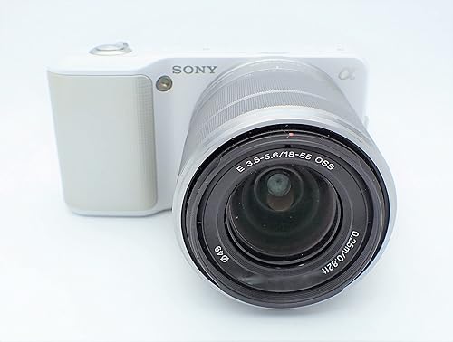 【中古】(人並み外れたに好いたらしい)SONY デジタル一眼α NEX-3 望遠レンズ一揃いの道具 白いこと NEX-3K/W