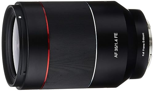 【中古】(未当て嵌める品)SAMYANG 単興味の中心広角水晶体 AF 35粍 F1.4 FE ソニーαE用 フルサイズ相応う