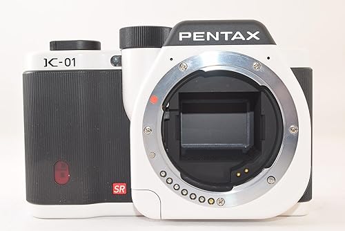 【中古】(未当て嵌める品)PENTAX デジタル一眼写真機 K-01 上半身 白いこと／黒いこと K-01BODY WH／BK