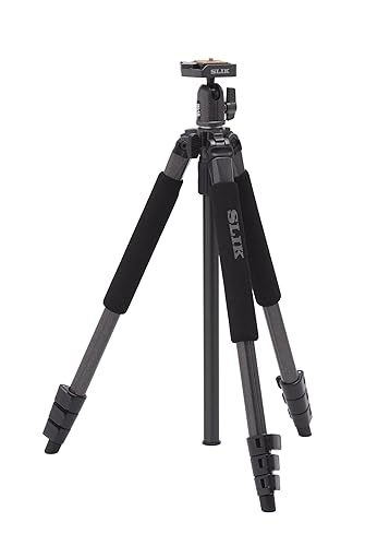 【中古】(未当て嵌める品)SLIK 三脚架 駛走 PRO II GM N 4段 旅する用三脚 106532