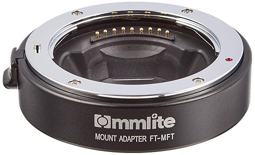 【中古】(未当て嵌める品)Commlite レンズマウントアダプター コマーシャル-FT-MFT (フォーサーズマウント → マイクロフォーサーズマウント取り替えっこ) 陰電子接合部付き添い人