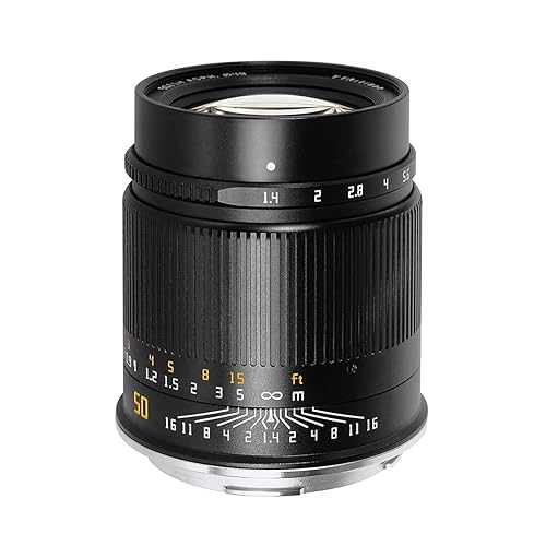 【中古】TTArtisan 50粍 f/1.4 ASPH Lマウント 黒いこと 水晶体 銘匠光学 2年引きうける