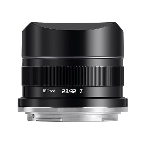 【中古】(未当て嵌める品)TTArtisan AF 32粍 f／2.8 水晶体 ニコンZ Zマウント 銘匠光学 (2年引き受ける付・国内置き目品) ロゴタイプ皆無 直販青写真