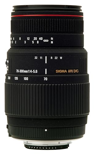 【中古】シグマ 70-300粍 F4-5.6 APO DG MACRO ニコン用