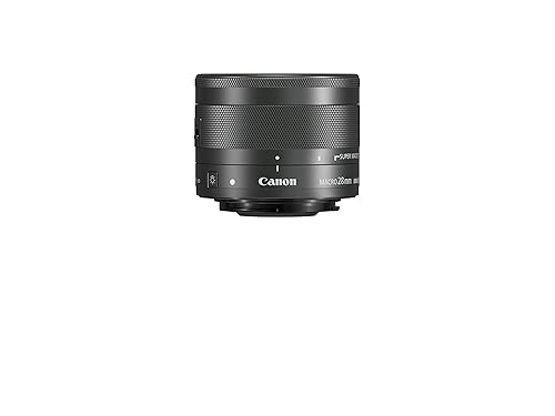 【中古】キヤノン EF-M28粍 F3.5 マクロ命令 IS STM※EF-M水晶体（APS-Cサイズミラーレス用） EF-M28/3.5MISSTM