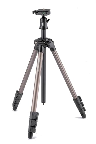 【中古】(未当てはめる品)Velbon Sherpa 50軽銀三脚（QHD-33Mどんぶり鉢およびソケット先端付き添い人） - 黒いこと