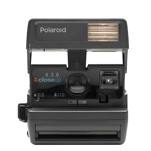 【中古】(未当て嵌める品)有り得ない ポラロイド 600 真四角 黒いこと ワンステップ写真機、黒いこと (PRD541)