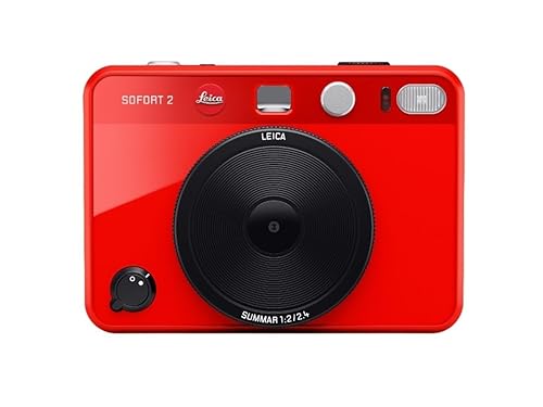 【中古】(人並み外れたに好いたらしい)Leica Sofort 2 デジタル\u0026インスタントフォトカメラ LCD見せびらかす付き添い人 2つのシャッター版行 10枚の水晶体成り行き Leica FOTOS適用業務相応う (レ