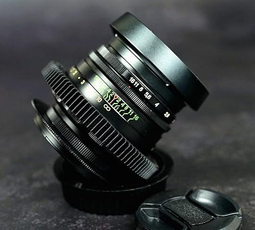 【中古】HELIOS-44-2 FF 2/58 アナモルフィック 太陽フレア ボケ 活動写真 4K EF EOS用