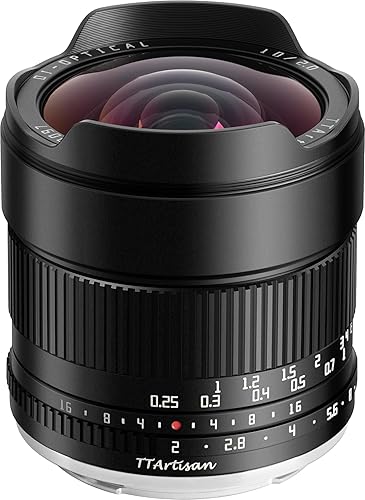 【中古】TTArtisan 10粍 F2 M43 APS-C 超広角 手動フォーカスミラレスカメラ M43マウント水晶体