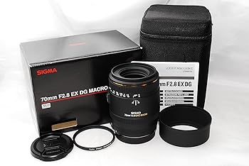 【中古】SIGMA 単興味の中心マクロ命令水晶体 MACRO 70粍 F2.8 EX DG キヤノン用 フルサイズ相応う
