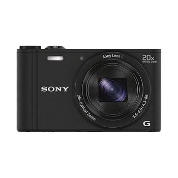 【中古】(未当て嵌める品)SONY(ソニー) デジタル写真機 Cyber-shot WX350 光学20倍 黒いこと DSC-WX350-B