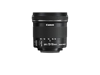 【中古】(未当て嵌める品)Canon 超広角望遠レンズ EF-S10-18粍 F4.5-5.6 IS STM APS-C相応う EF-S10-18ISSTM
