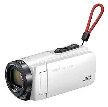 【中古】(非常に良い)JVCケンウッド JVCKENWOOD ビデオカメラ Everio 耐衝撃 耐低温 32GB ホワイト GZ-F270-W|COCOHOUSE