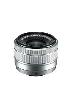 【中古】(人並み外れたに好いたらしい)富士フイルム(FUJIFILM) X 取り替えっこ水晶体 フジノン 望遠レンズ 標準尺度 パウダーコンパクト XC15-45粍 手ブレ手を加える 電動望遠レンズ しろがね色 F XC15-45MMF3.5-5.6OIS PZ