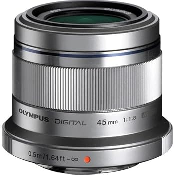 【中古】Olympus 45粍 F1.8 しろがね色 マイクロ 4/3水晶体。