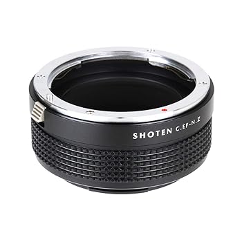 【中古】(人並み外れたに好いたらしい)SHOTEN マウントアダプタ CEF-NZ (キヤノンEFマウント水晶体 → ニコンZマウント取り替えっこ)