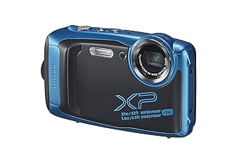 【中古】富士フイルム(FUJIFILM) 防水カメラ XP140 スカイブルー FX-XP140SB|COCOHOUSE