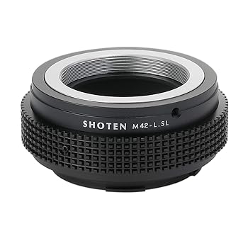 【中古】SHOTEN マウントアダプタ M42-LSL (M42マウント水晶体 → ライカSL.Lマウントうつり変わり) その他-TV・オーディオ・カメラ