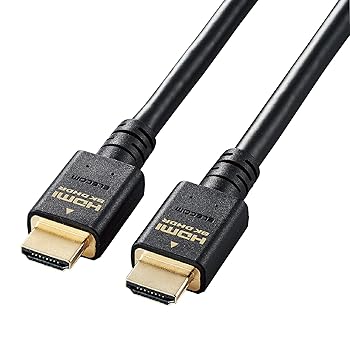 【中古】(未当てはめる品)エレコム HDMI 2.1 有線テレビ ウルトラハイスピード 5m 【Ultra High Speed HDMI Cable証明品】 8K(60サイクル) 4K(120サイクル) 48Gbps 超弾丸道路 【 なおなお書き5 ／ なおなお書き4