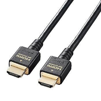 【中古】エレコム HDMI 2.1 有線テレビ ウルトラハイスピード 3m 【Ultra High Speed HDMI Cable証明品】 8K(60サイクル) 4K(120サイクル) 48Gbps 超弾丸道路 【 なおなお書き5 / なおなお書き4