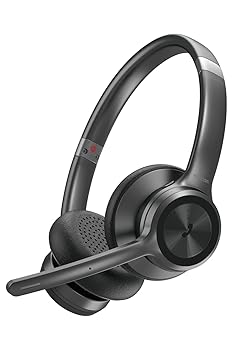 【中古】(未当て嵌める品)エレコム 無線電話尖端仕掛ける 【 Bluetooth／有線 】 響動めき引き下げ役立つこと付き添い人 ミュートボタン付き添い人 黒いこと LBT-HSOH20BK