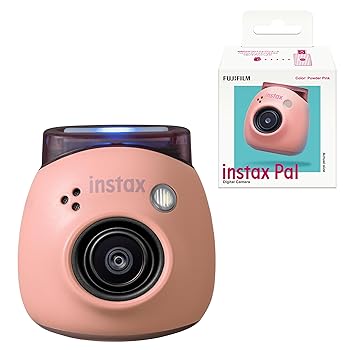 【中古】(未当て嵌める品)富士フイルム(FUJIFILM) 手のうち大きさ写真機 チェキ INSTAX Pal 黒色火薬さくら色 広角水晶体 マルチ初期化 INS PAL PINK